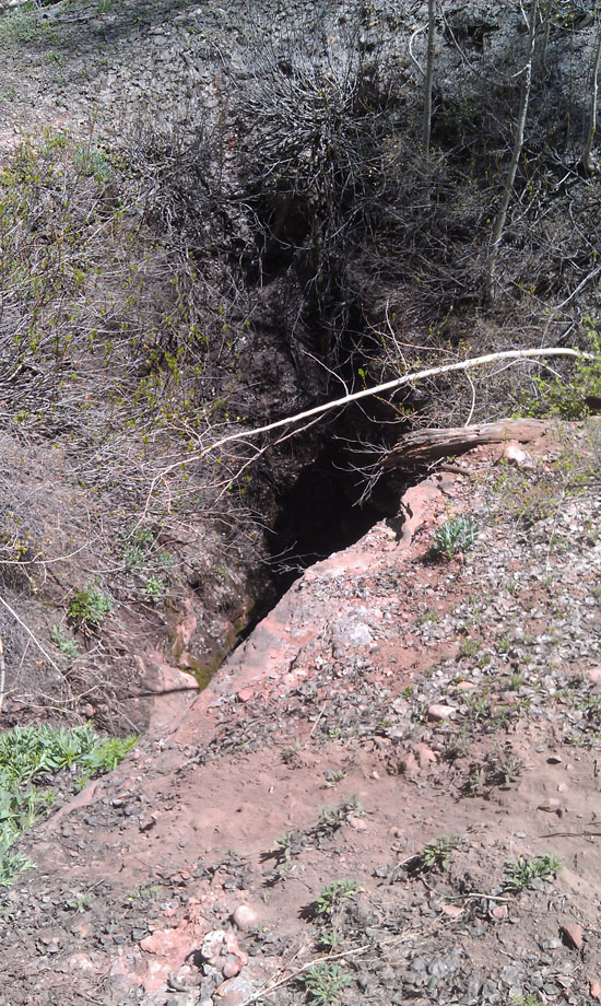 Hole on the West Cave