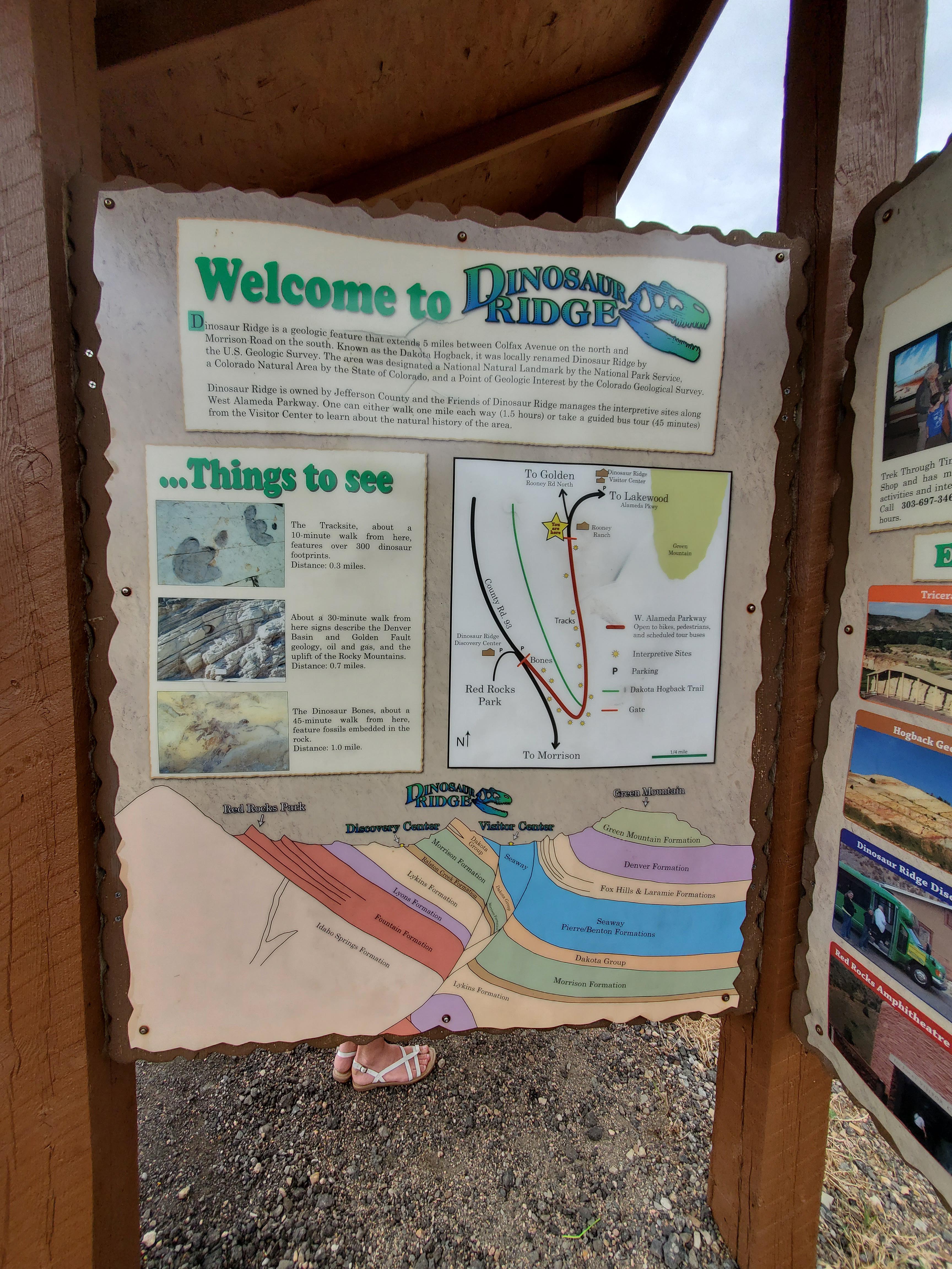 Dinosaur Ridge Trail Map Dinosaur Ridge Walking Tour | The Dye Clan