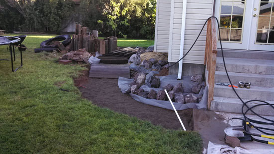 Landscaping the Back Yard