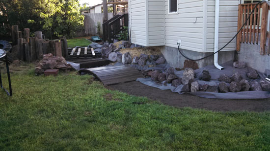 Landscaping the Back Yard