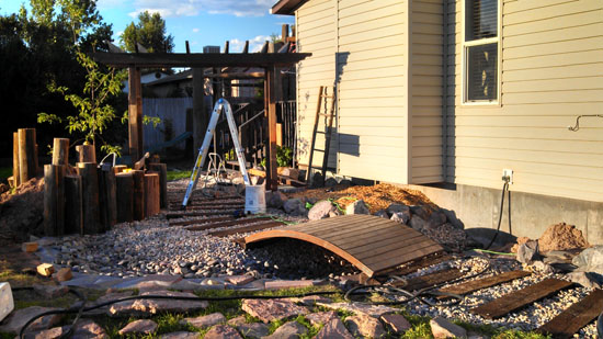 Landscaping the Back Yard